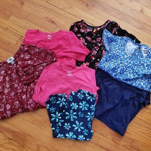 Youth girls shirts and capri pants (Lot of 7)